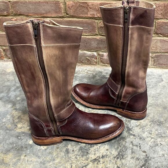 Bed Stu GoGo Moto Teak Driftwood Boot Size 6.5 - Picture 5 of 11